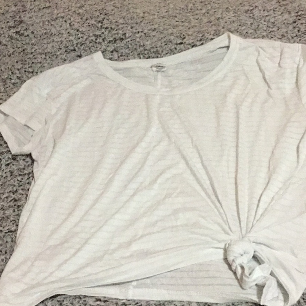 See through workout shirt
